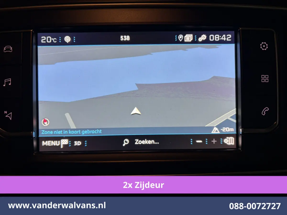 2.0 BlueHDI 177pk Automaat L3H1 Dubbele Cabine Sport Euro6 Airco | 5-Zits | Camera | Navigatie | Apple Carplay | Xenon Cruisecontrol, Android Auto, LM Velgen, Achterklep, Dakrails, Sidebars,