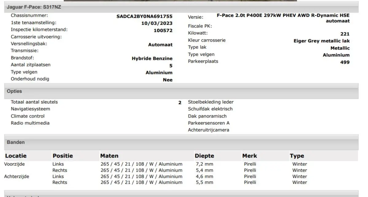 2.0 P400e PHEV AWD. R-Dynamic HSE / Panoramadak / Leder-luxe / Pdc.+Camera / Navigatie / Hot-Cold Climate Pack / Surround Sound system / Apk 03-2027