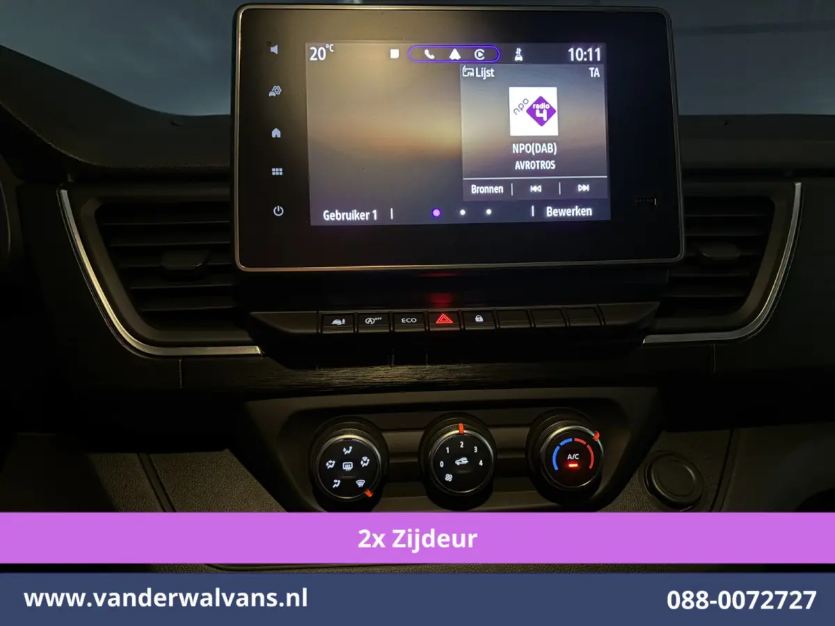 2.0 Blue dCi 131pk L2H1 Euro6 Airco | 2x zijdeur | LED | Apple Carplay Cruisecontrol, Android Auto, Parkeersensoren, Bijrijdersbank