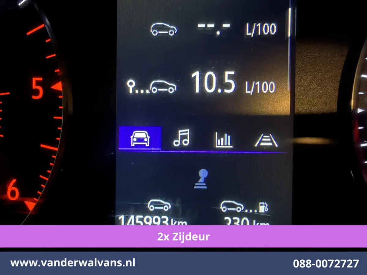 2.0 Blue dCi 131pk L2H1 Euro6 Airco | 2x zijdeur | LED | Apple Carplay Cruisecontrol, Android Auto, Parkeersensoren, Bijrijdersbank
