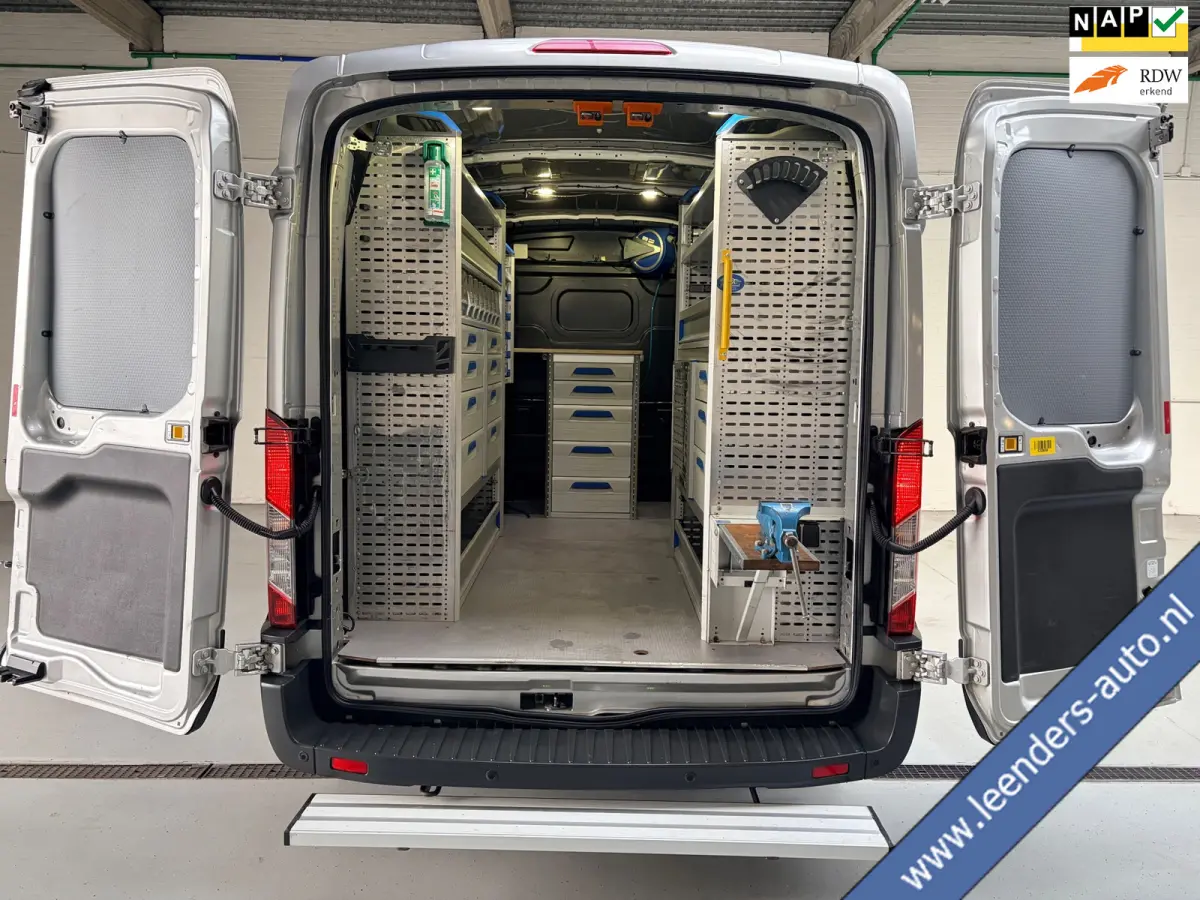Servicewagen 350 2.0 TDCI 131PK euro6 L2H2 3Persoons Trend 3Persoons, Sortimo werkplaats inrichting, RIJKLAARPRIJS