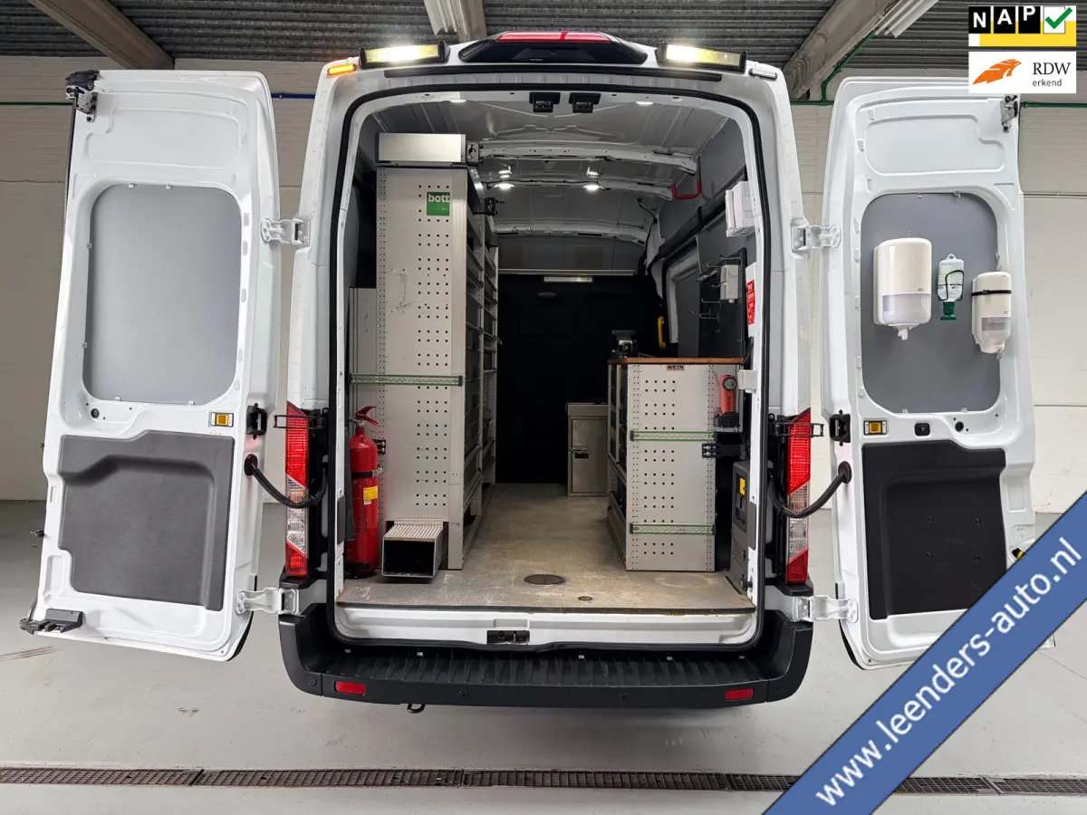 SERVICEWAGEN ELEKTRISCH AUTOMAAT 350 L2H3 Trend 68 kWh BOTT INRICHTING, V230 OMVORMER, RIJKLAARPRIJS!