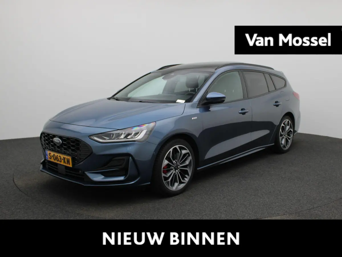1.0 EcoBoost Hybrid ST Line X | PANORAMADAK | DEALER ONDERHOUDEN | WEGKLAPBARE TREKHAAK | ADAPTIVE CRUISE CONTROL | STOEL, STUUR EN VOORRUITVERWARMING