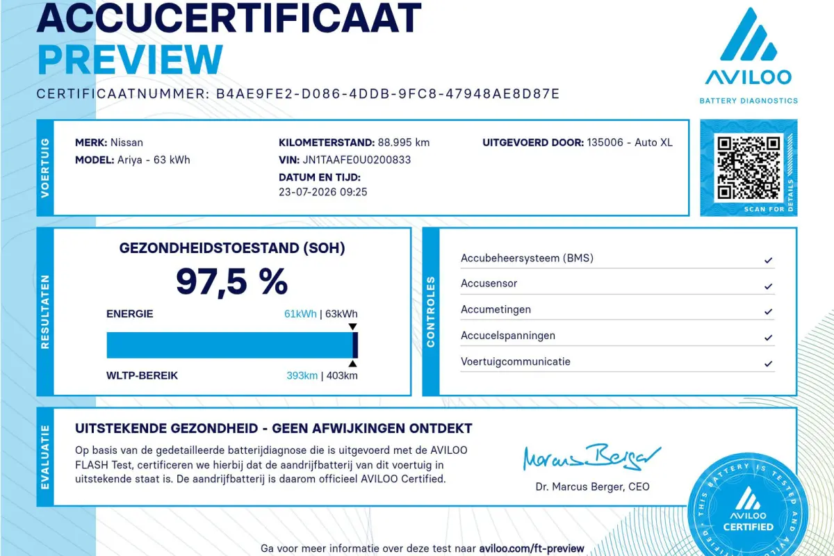 Evolve 66 kWh 98%SOH Warmtepomp Half-Leder Camera Ad.Cruise