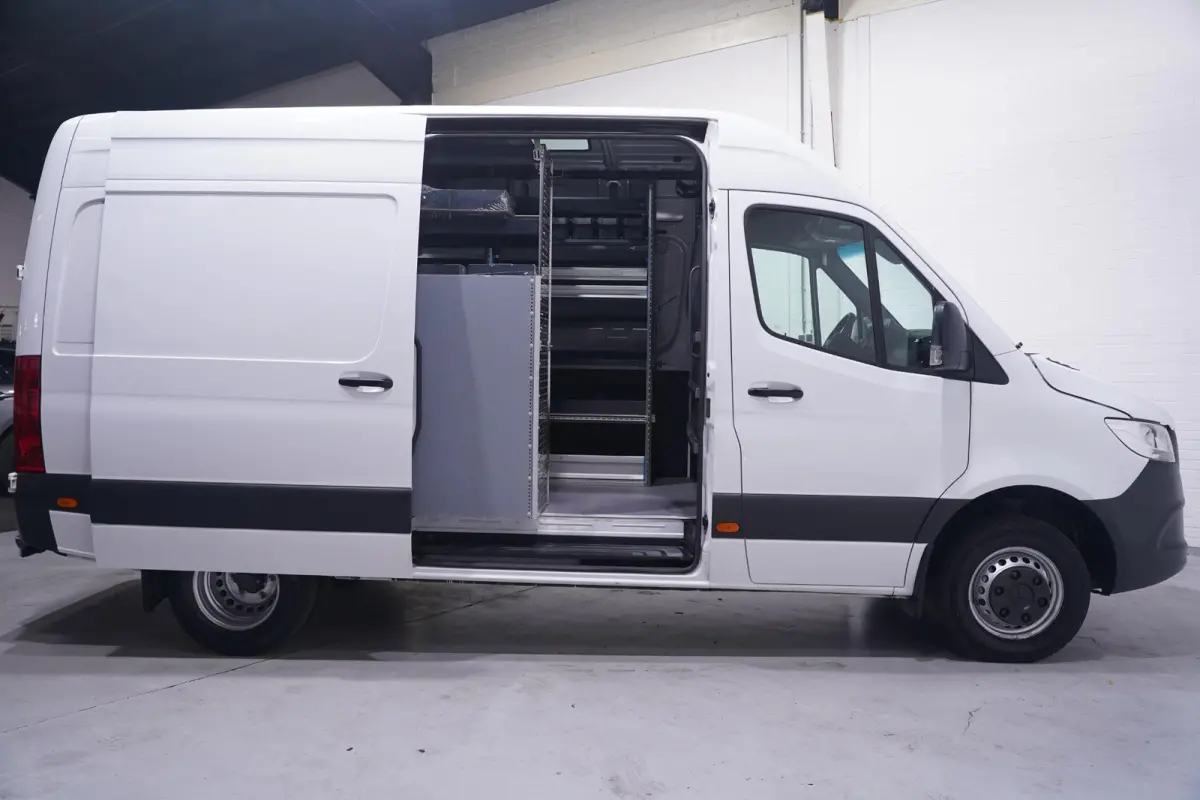514 CDI 143 pk L2H2 Navi, Camera, Dubbel Lucht Opbergkasten Laadruimte, PDC V+A, 3-Zits