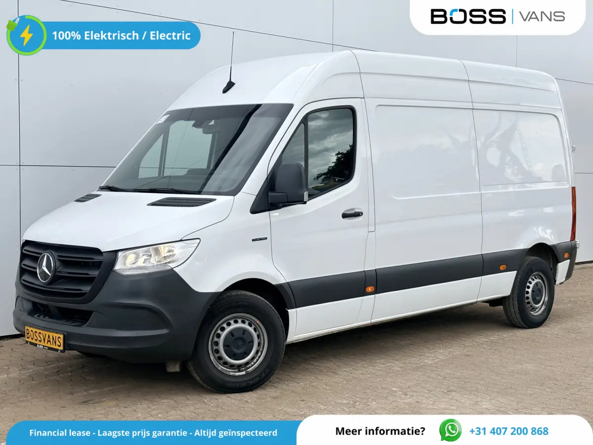 eSprinter 312 55kWh L2H2 Elektrisch 168km WLTP 93,7% (SOH) 80kw Snelladen Climate Control Camera