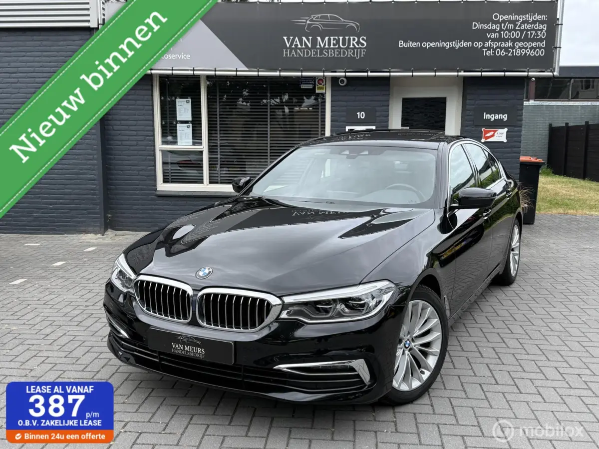 520i Corporate Lease High Executive, Automaat, leder, navigatie, apk bij aflevering...