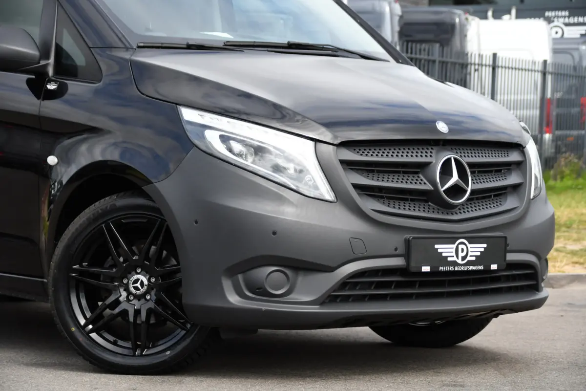116 CDI L2 Black Edition Cruise, Carplay, LED, 164pk, Sensoren, Multimedia, Automaat, NAVI, Uniek!