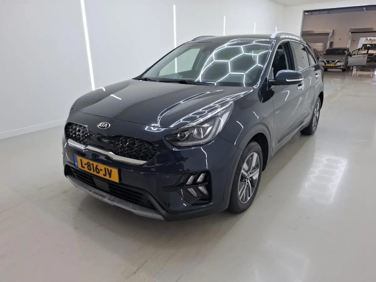 1.6 GDi Hybrid DynamicPlusLine+Leder+breed-Navigatie+camera+stoel&stuur-verw = SUPER !!