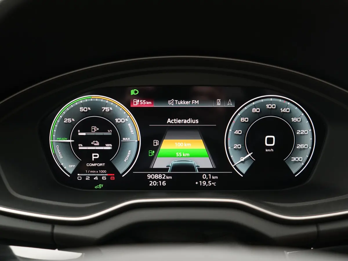 50 TFSI e Advanced edition PHEV 300pk Dealer O.H | Trekhaak Af Fabriek | Head Up | Apple Carplay | Lederen Sportstoelen Verwarmd | Cruise Control | Virtual | Navigatie | DAB | 19"L.M | Plug 