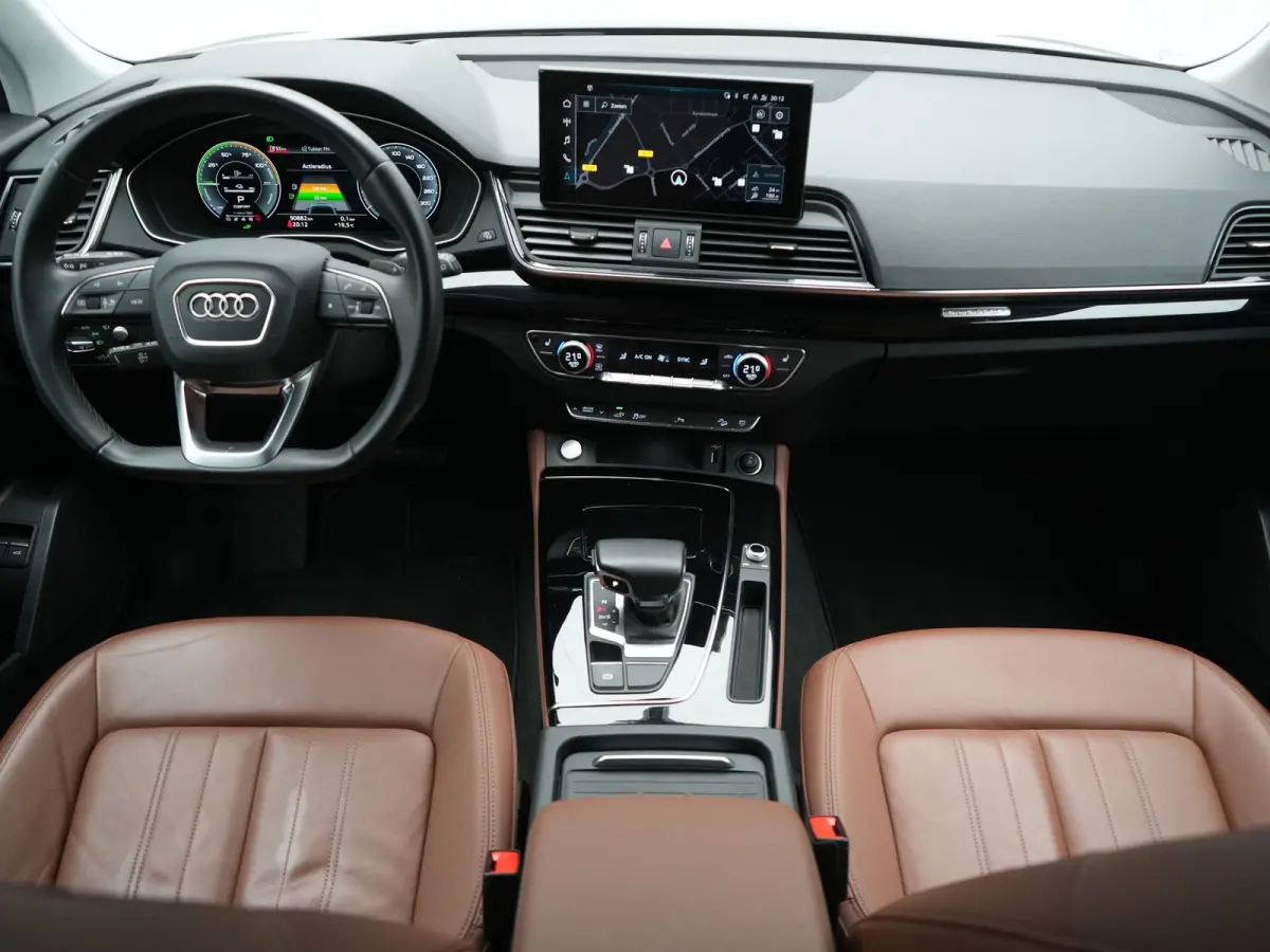 50 TFSI e Advanced edition PHEV 300pk Dealer O.H | Trekhaak Af Fabriek | Head Up | Apple Carplay | Lederen Sportstoelen Verwarmd | Cruise Control | Virtual | Navigatie | DAB | 19"L.M | Plug 