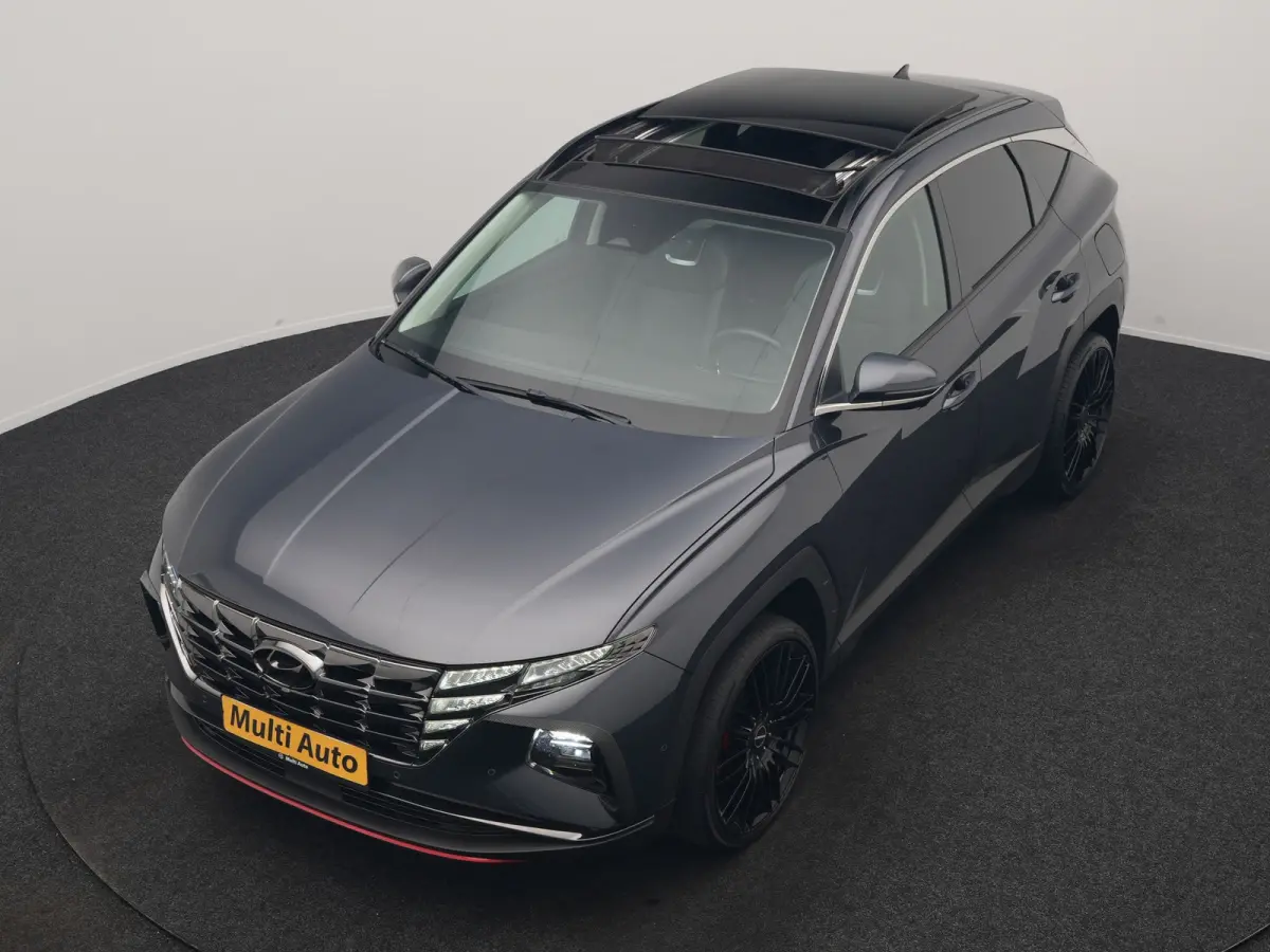 1.6 T-GDI PHEV Premium Sky 4WD 266pk Dealer O.H | Trekhaak Afn. | Panodak | 360 Camera | Adaptive Cruise | Krell Audio | Lederen Sportstoelen Memory & Ventilatie | Apple Carplay | Keyless | 
