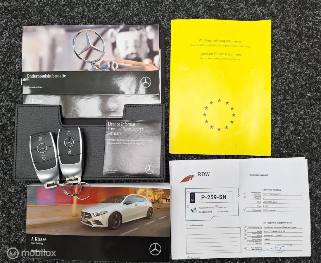 200 AMG Line NL-Auto ! BTW-Auto ! Panoramadak, 19" LM-velgen, Cruise-Control, Climate-Control, Led, Verwarmde voorstoelen.