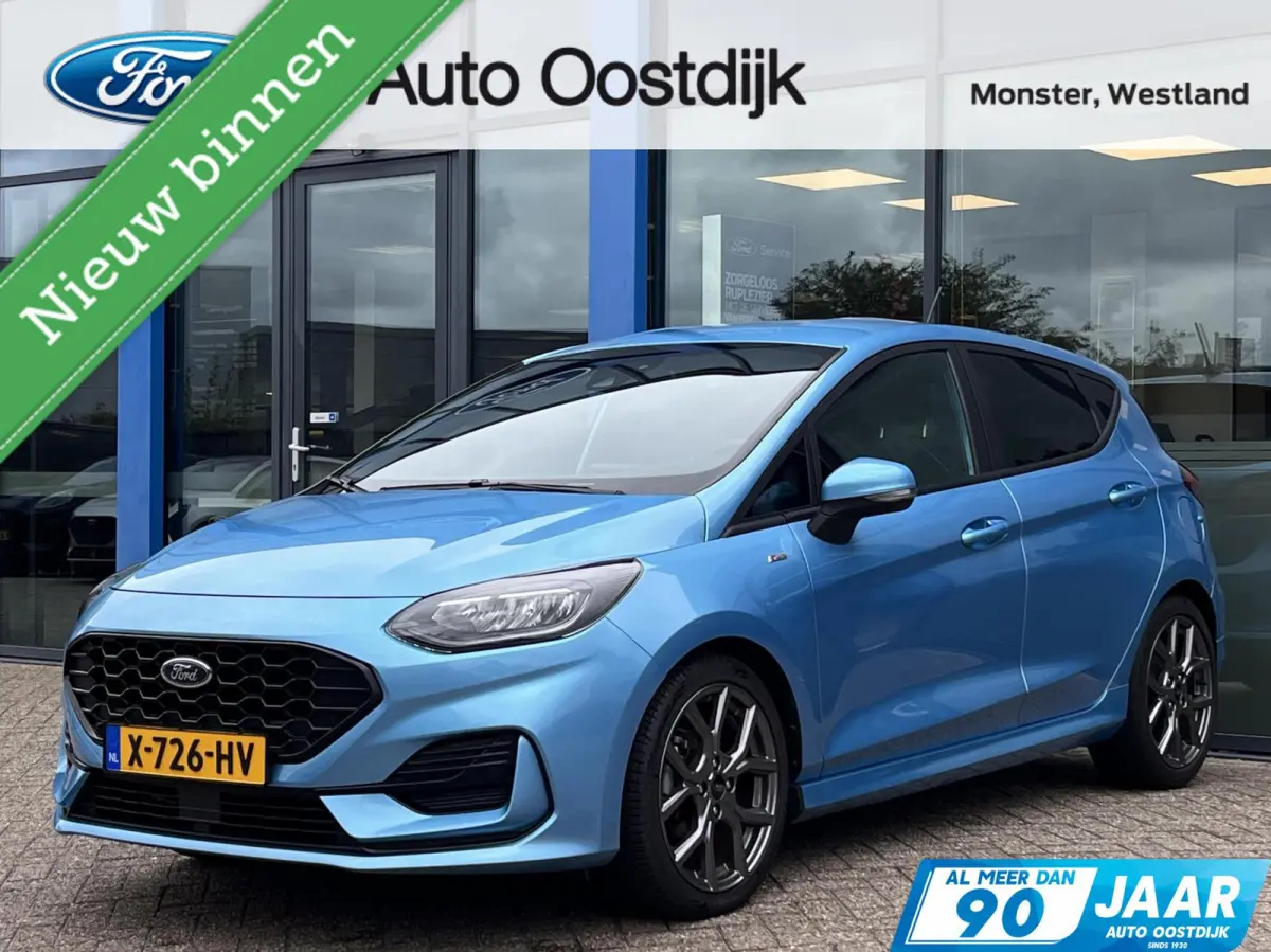 1.0 EcoBoost Hybrid ST-Line 125PK Cruise Carplay-Navi Climate Parkeersensoren Achter 17'' Velgen Privacy Glass *Sportief*