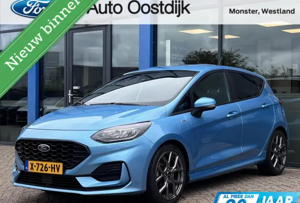 1.0 EcoBoost Hybrid ST-Line 125PK Cruise Carplay-Navi Climate Parkeersensoren Achter 17'' Velgen Privacy Glass *Sportief*