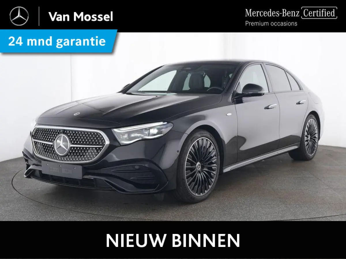 400 e 4MATIC AMG Line / Premium/ Panoramadak/ AIRMATIC/ Achterasbesturing/ Burmester 4D/ SUPERSCREEN/ Night/ 20 inch/ Nappa/ 3D Display/ Verlichte Grille