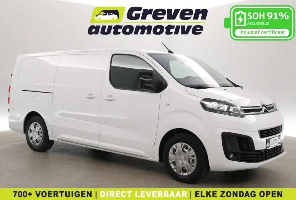 Citroën e-Jumpy 75 kWh L3H1 | Snelladen | SOH 91% | Clima | Camera | Cruise | 3 Zits | Carplay | Parkeersens.