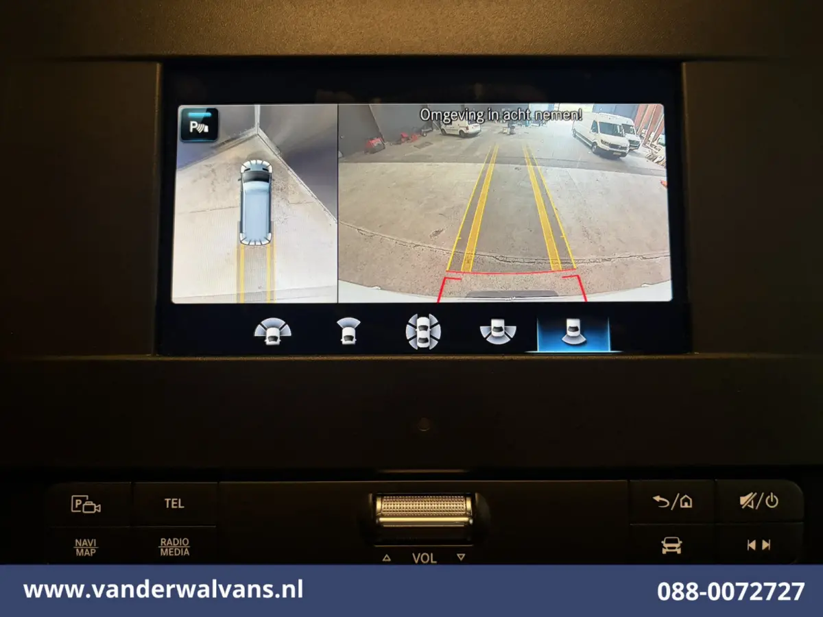 317 CDI 170pk L3H2 Euro6 Airco | 360 Graden Camera | Navigatie | Apple Carplay | Chauffeursstoel Cruisecontrol, Android Auto, Stoelverwarming, 270 Graden Achterdeuren, Parkeersensoren, Bijri