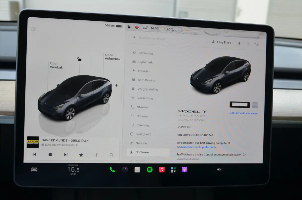 Long Range AWD 75 kWh Trekhaak (1.600kg), AutoPilot3.0 Ryzen