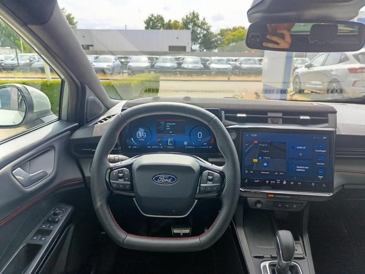 1.0 EcoBoost ST-Line X | DEMO | Automaat | Stoel/stuur voorruitverwarming | Matrix-led | Adaptieve Cruise | Dodehoeksensoren | 360-Camera | Elek. Achterklep | B&O audio