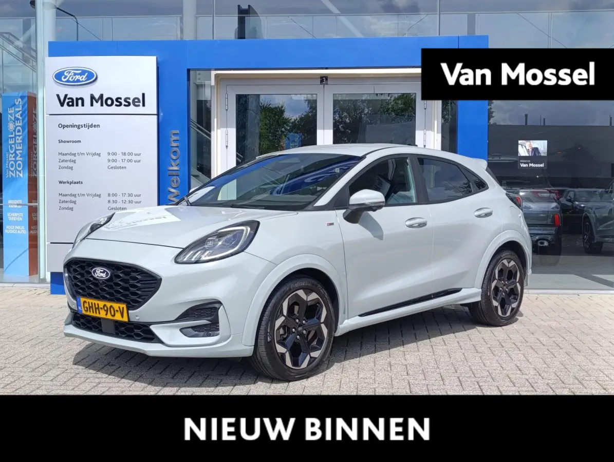 1.0 EcoBoost ST-Line X | DEMO | Automaat | Stoel/stuur voorruitverwarming | Matrix-led | Adaptieve Cruise | Dodehoeksensoren | 360-Camera | Elek. Achterklep | B&O audio
