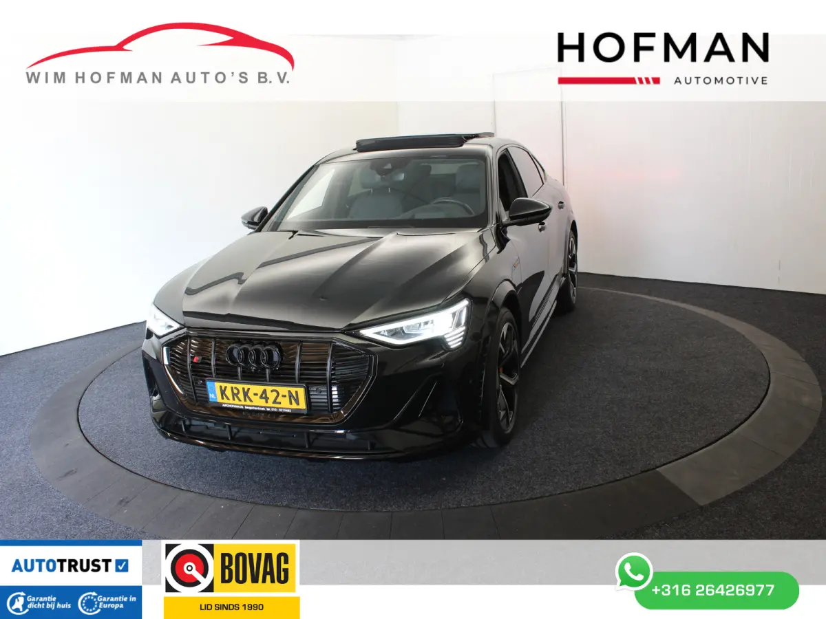 S quattro 95 kWh 504 pk Pano 360°Cam Dodeh det Stoel koeling Head up El-a-klep Memory Seat