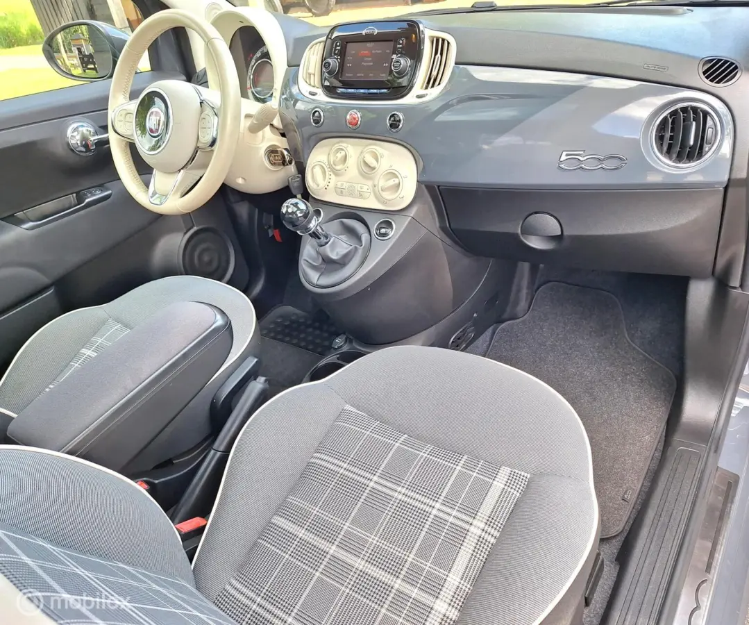 0.9 TwinAir Turbo Lounge Panoramadak, Full-Map Navigatie, Cruise-Control, Airco, LM-Velgen.