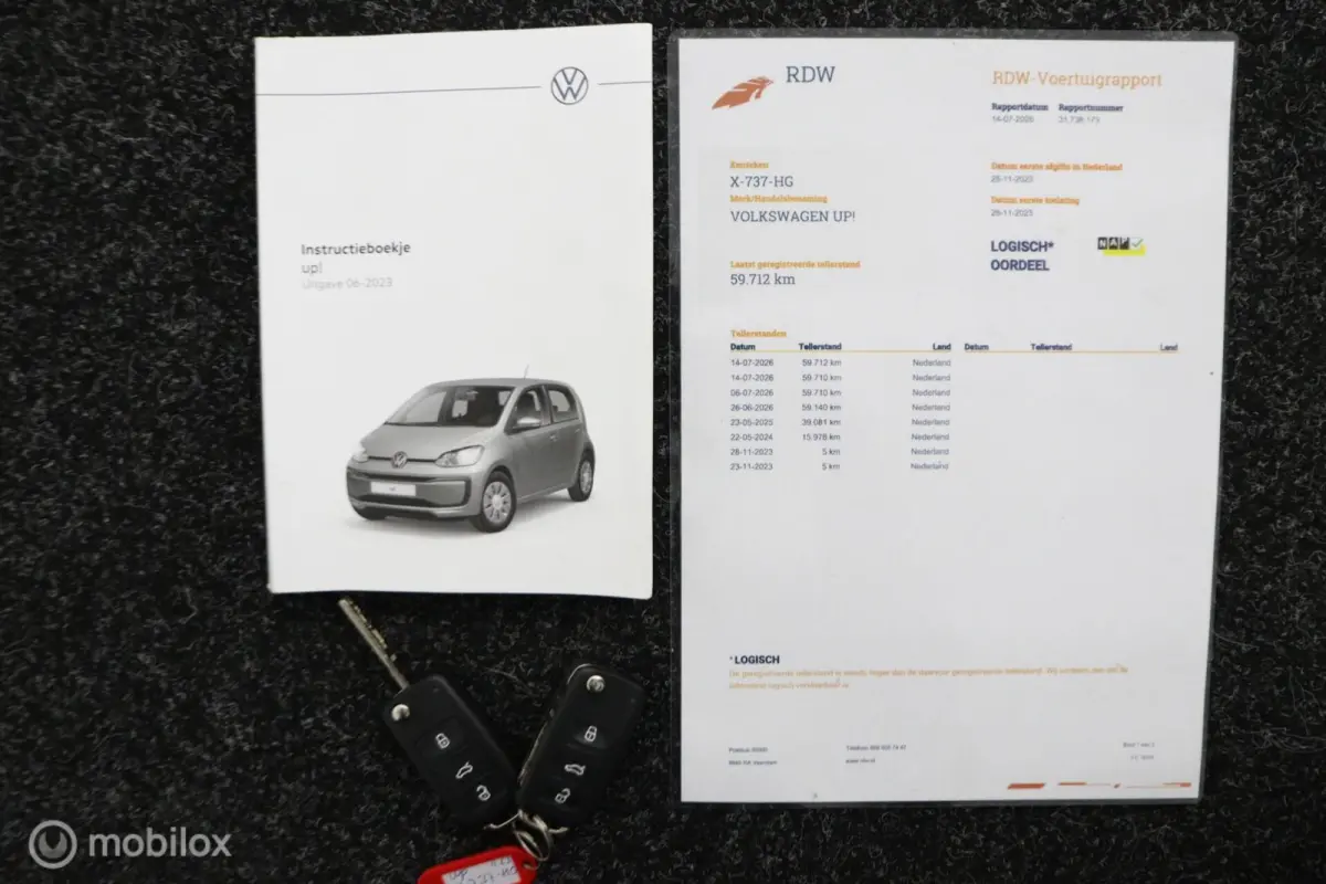 Up! | 5 Deurs | Elek. ramen | Airco | Bluetooth | Dealerstaat | Volkswagen Up! 1.0 | 5 Deurs | Elek. ramen | Airco | Bluetooth | Dealerstaat |