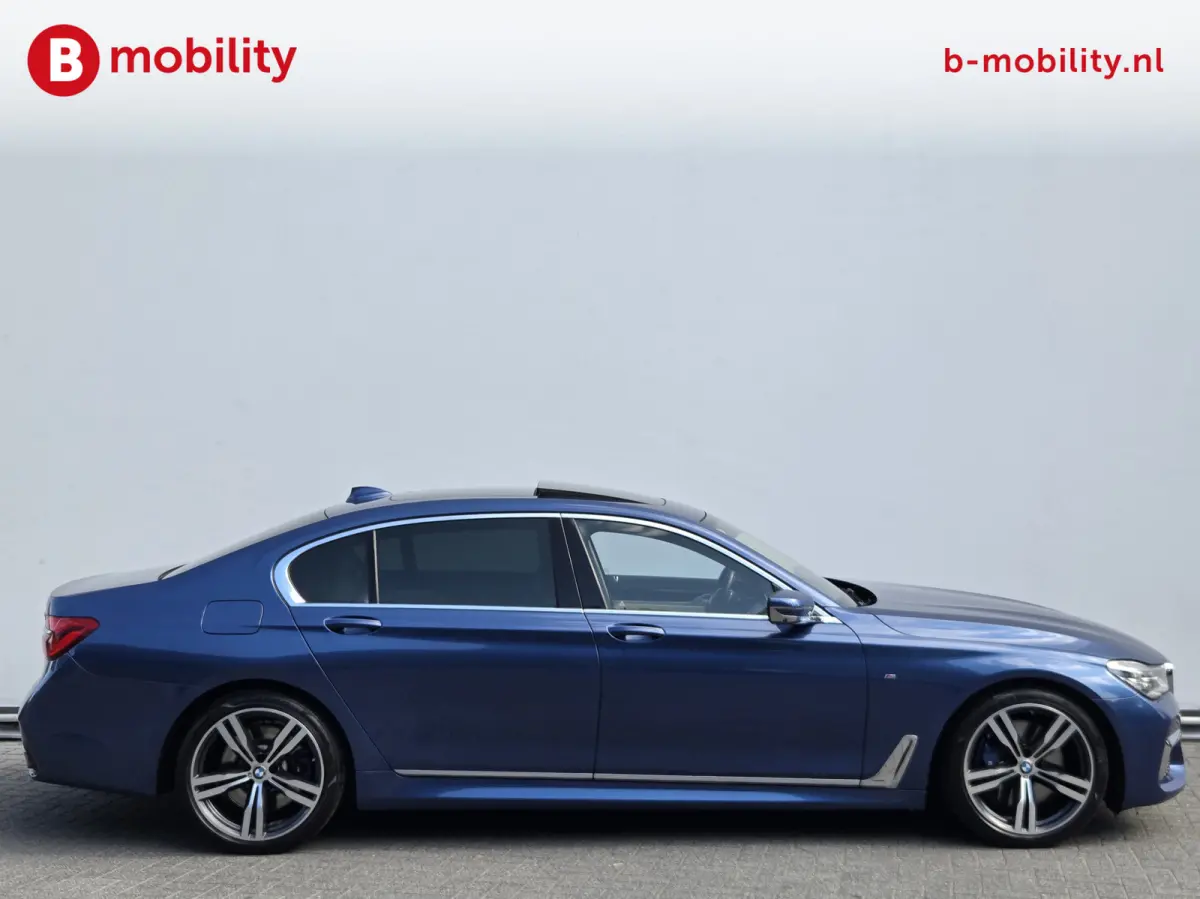 750Li High Executive M-Sport Laser Head-Up Soft close NL Auto! | Schuif/Kanteldak | Bowers & Wilkins | Adaptive Cruise Control | Stoelverwarming/Ventilatie/Massage | Trekhaak