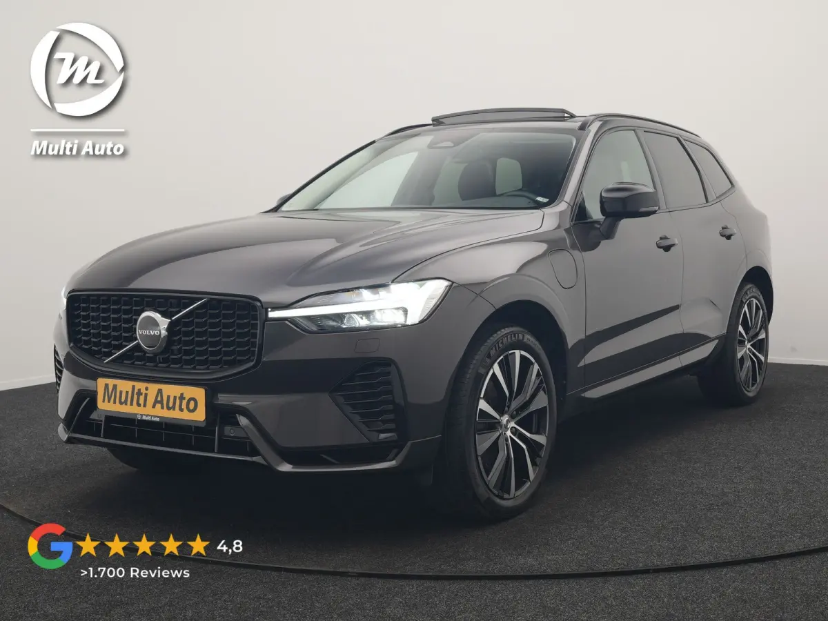 T6 PHEV AWD R-Design 350pk Dealer O.H | Trekhaak Af Fabriek | Panodak | Adaptive Cruise | Harman / Kardon | Camera | Lederen Sportstoelen Memory & Verwarmd | Keyless | Apple Carplay | Pilot 
