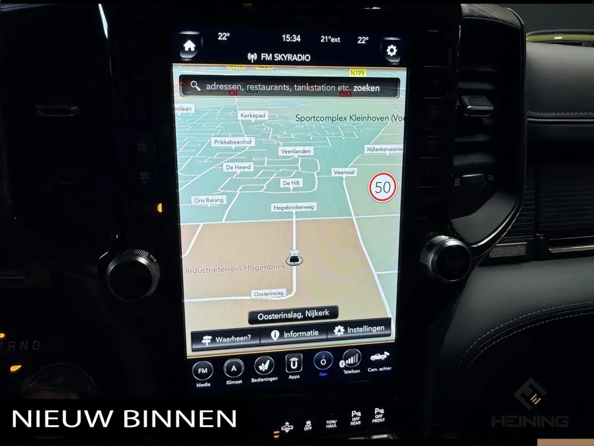 1500 5.7 V8 4x4 Crew Cab Limited Night. 22 inch. HUD. Luchtvering. Alle opties.