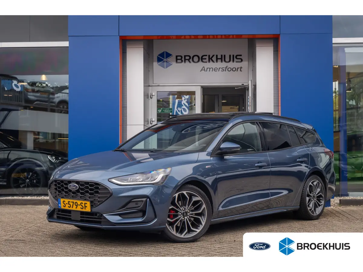 1.0 EcoBoost Hybrid ST Line X | Pano-dak | B&O | Adap.cruise | 18'' | Camera | Stuur/stoel/voorruit verwarming | Digitaal dashboard | Keyless | Achteruitrijcamera | Apple Carplay/Android Aut