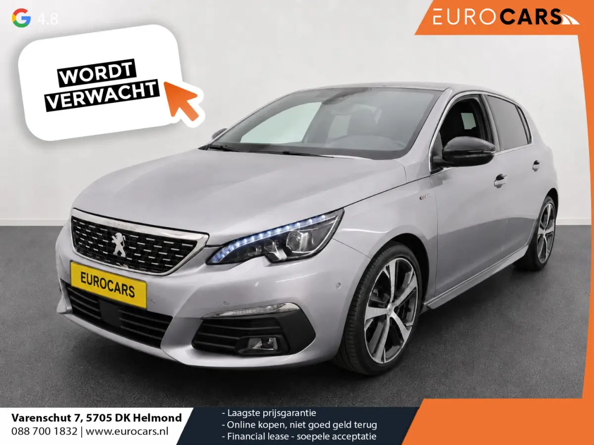 1.2 PureTech GT-Line Panoramadak Navigatie Apple Carplay Android Auto Camera Parkeerhulp Adaptive Cruise Control Dodehoekassistent Xenon Climate Control Lichtmetalen velgen