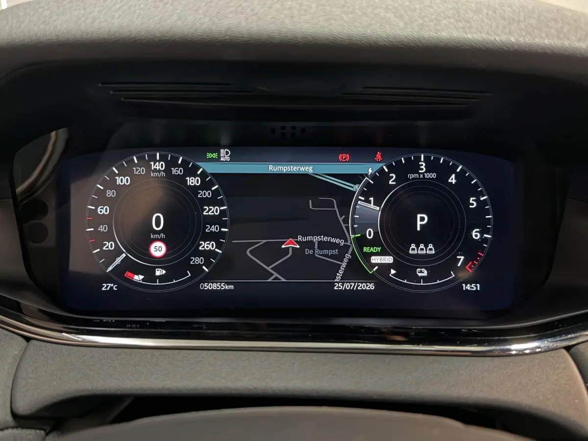 1.5 P300e AWD R-Dynamic HSE 20"/Stoel + stuur + voorruitverwarming/Memorystoel/Meridian/Dodehoek/Keyless/Camera/Apple Carplay & Android Auto