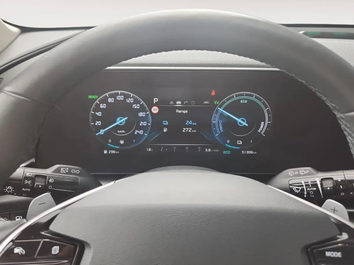 1.6 GDi PHEV DynamicPlusLine | Leder | Navi | Camera | Stoel + Stuurverwarming | Elektr. Achterklep | Head-Up Display |