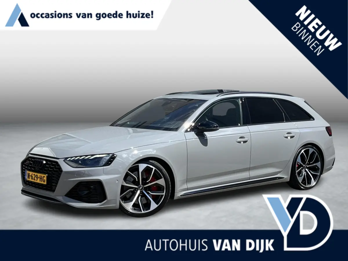 2.9 TFSI RS 4 quattro | NL Auto/1e Eig./Voll.Historie/Pano.Dak/Head-Up/Bang&Olufsen/Navi/Sportdiffertentieel/Elektr.Wegklapbare Trekhaak