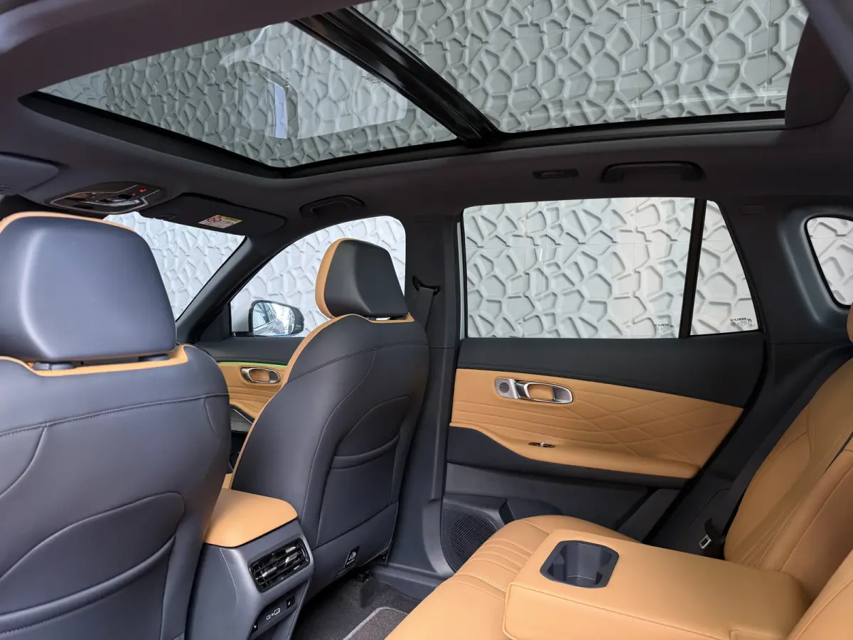 1.5 MAX+ PHEV LONG RANGE BRUIN LEER 29,8 KWH | 136km WLTP | PANORAMADAK | MASSAGE /STOEL/VERW/KOELING Geely Wijchen