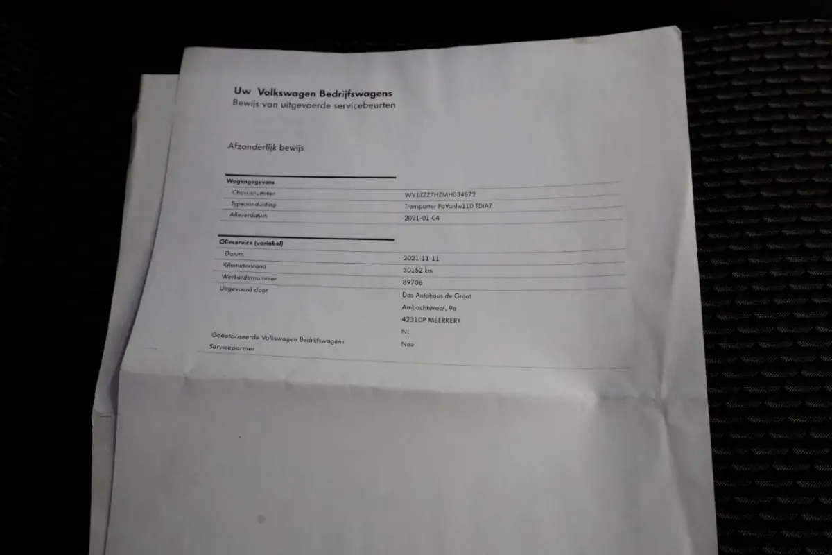 T6.1 2.0 TDI 150pk DSG- Automaat Lang D.C. Comfortline Airco/Navi 01-2021
