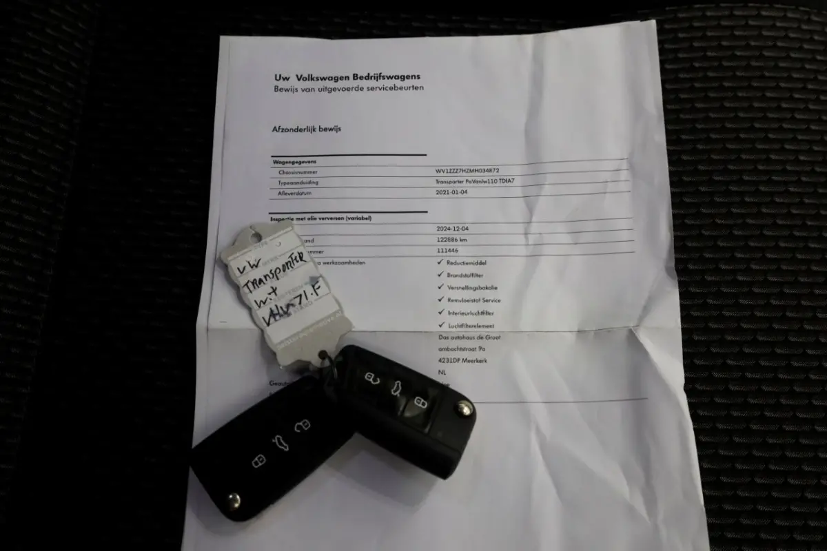 T6.1 2.0 TDI 150pk DSG- Automaat Lang D.C. Comfortline Airco/Navi 01-2021