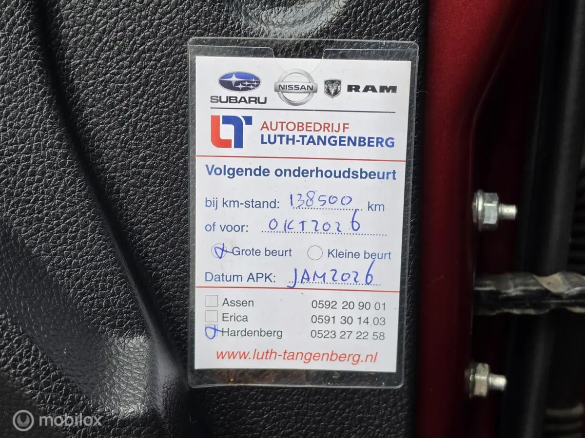 2.5i AWD AUTOMAAT PANO CAMERA CRUISE STOELVERW.