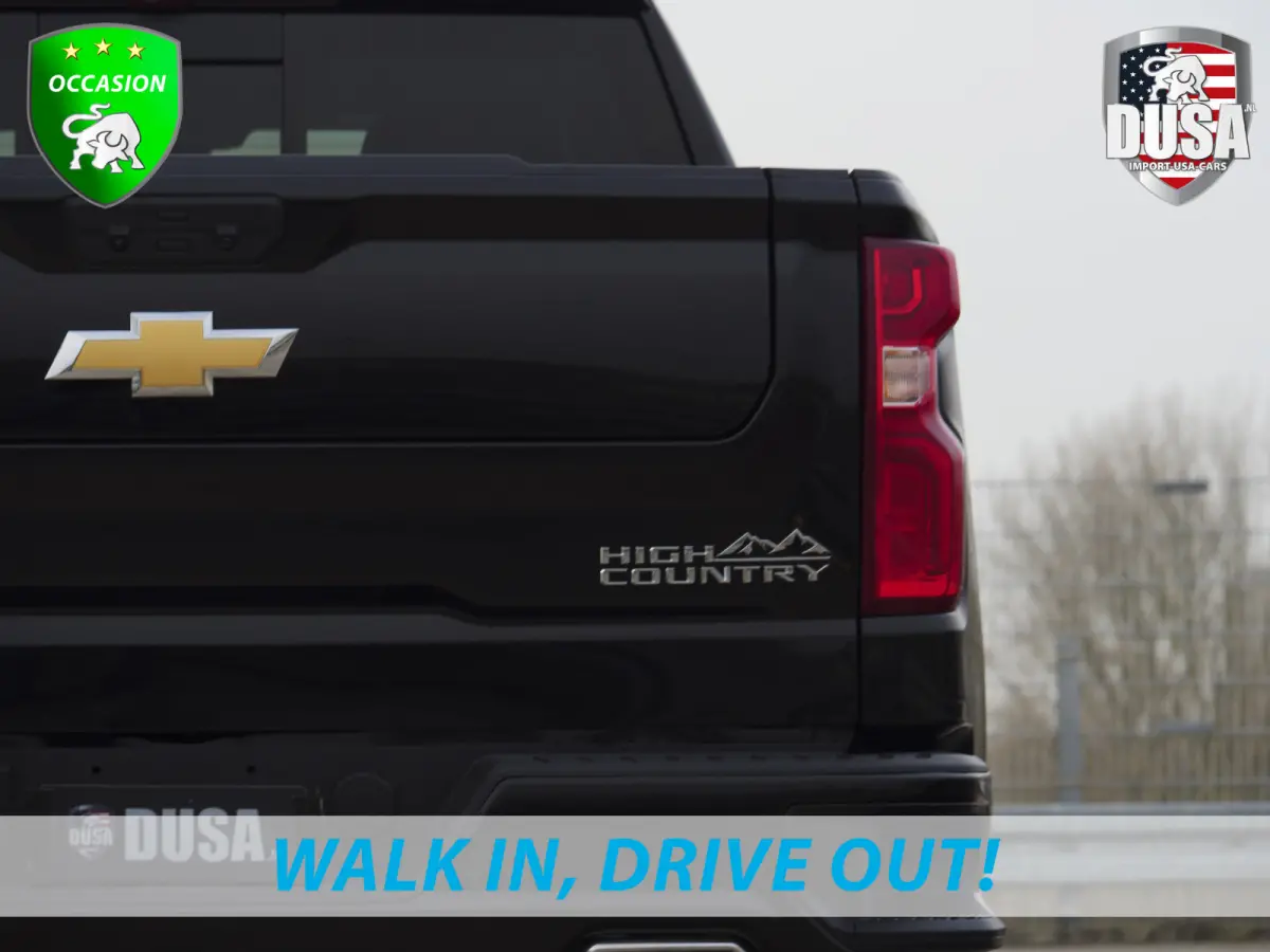 1500 | Silverado | 6.2L V8 | High Country V8 | 4x4 | Crew Cab | Trekvermogen | Laadvermogen | Comfort | Ruimte | Multimedia