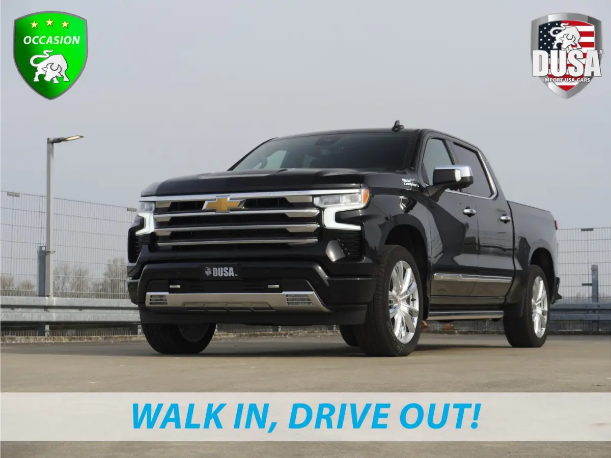 1500 | Silverado | 6.2L V8 | High Country V8 | 4x4 | Crew Cab | Trekvermogen | Laadvermogen | Comfort | Ruimte | Multimedia