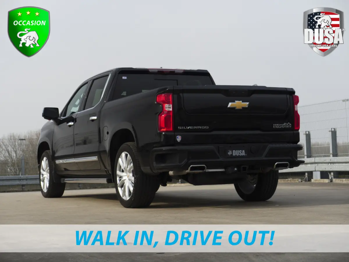 1500 | Silverado | 6.2L V8 | High Country V8 | 4x4 | Crew Cab | Trekvermogen | Laadvermogen | Comfort | Ruimte | Multimedia