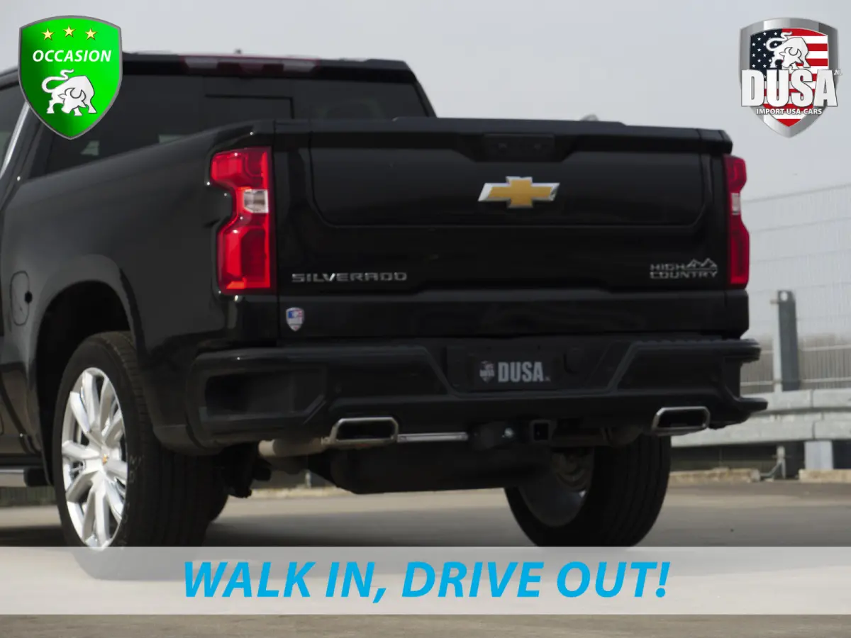 1500 | Silverado | 6.2L V8 | High Country V8 | 4x4 | Crew Cab | Trekvermogen | Laadvermogen | Comfort | Ruimte | Multimedia