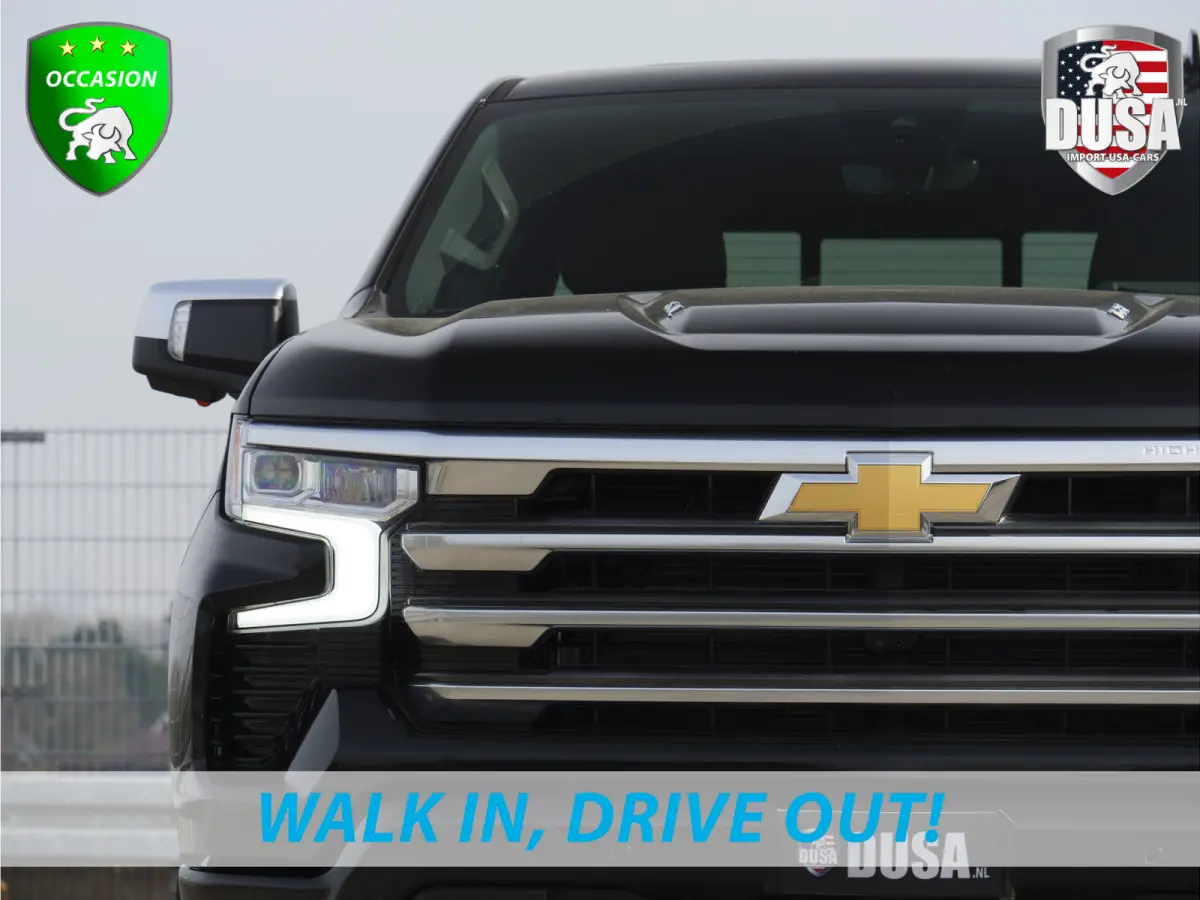 1500 | Silverado | 6.2L V8 | High Country V8 | 4x4 | Crew Cab | Trekvermogen | Laadvermogen | Comfort | Ruimte | Multimedia