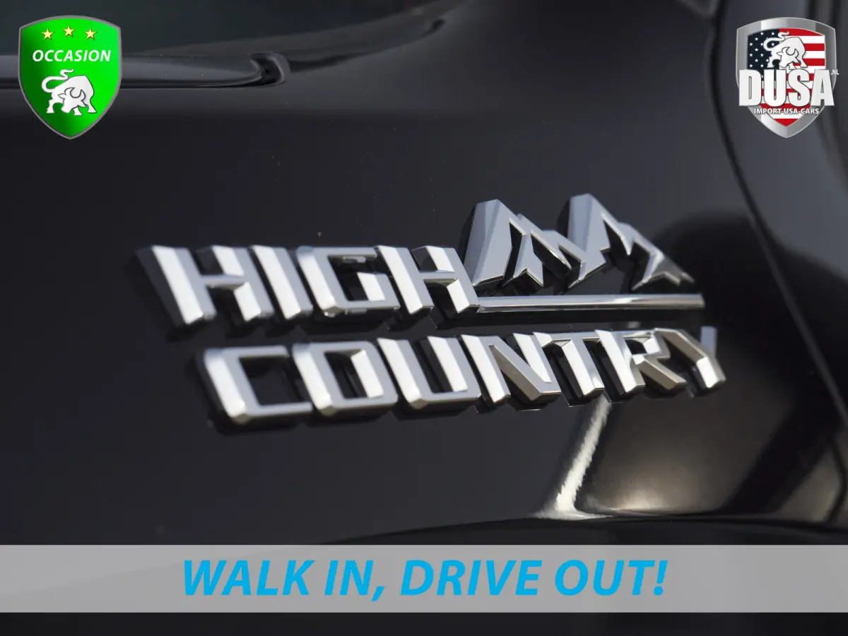 1500 | Silverado | 6.2L V8 | High Country V8 | 4x4 | Crew Cab | Trekvermogen | Laadvermogen | Comfort | Ruimte | Multimedia