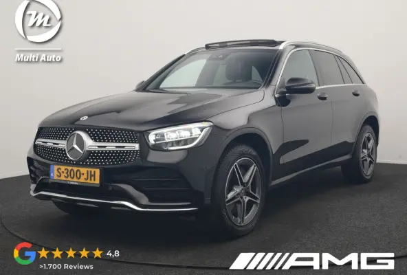 4MATIC AMG Business Solution 313pk Dealer O.H. | Trekhaak Afn. | Panodak | Camera | Alcantara Sportstoelen Verwarmd | Sfeerverlichting | Apple Carplay | Cruise Control | Navigatie | DAB | 19