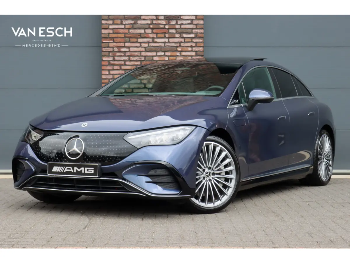 300 AMG Line 90 kWh | Airmatic | Distronic | Panoramadak | Warmtepomp | Memory | Camera | Keyless Go | Dodehoekassistent | High Perf. LED |