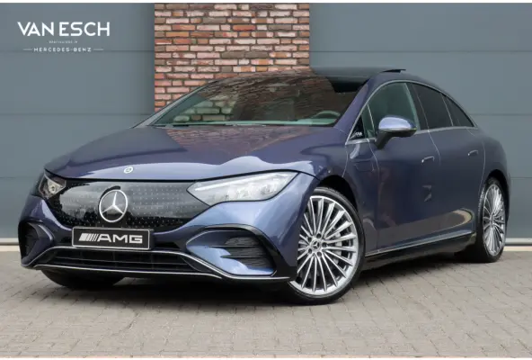 300 AMG Line 90 kWh | Airmatic | Distronic | Panoramadak | Warmtepomp | Memory | Camera | Keyless Go | Dodehoekassistent | High Perf. LED |