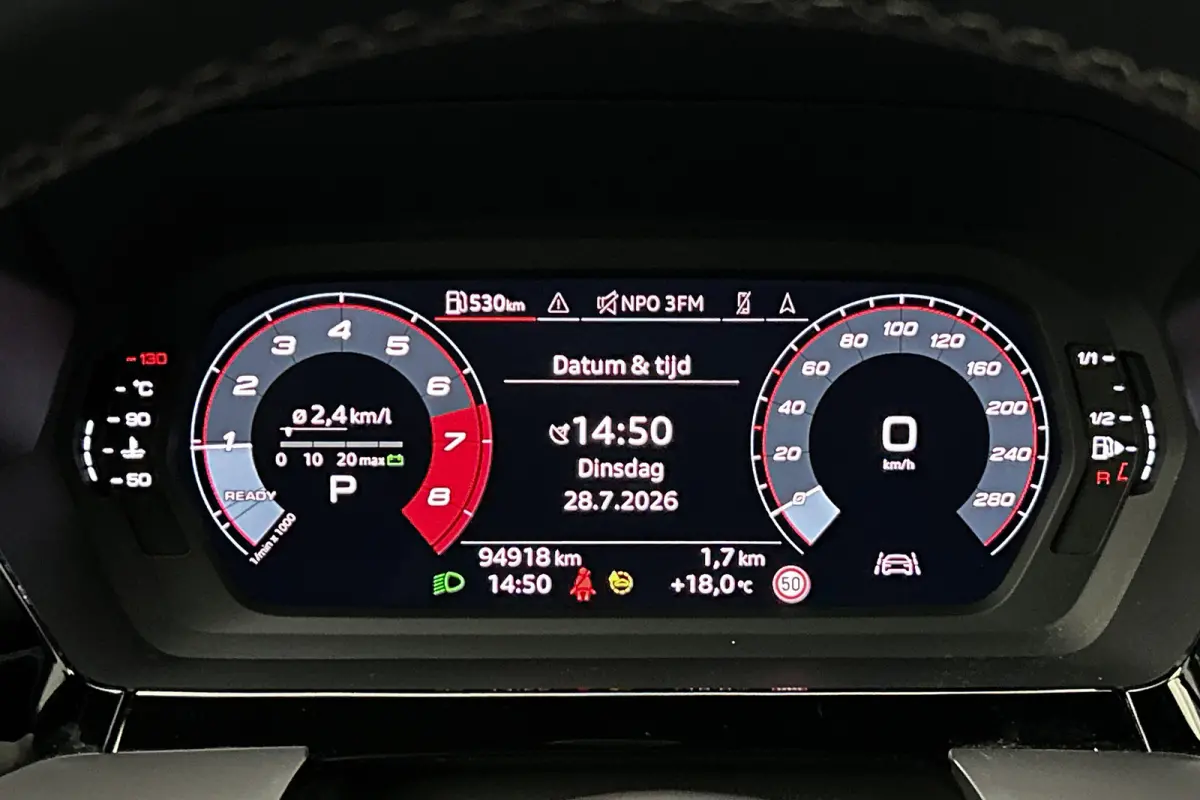 30 TFSI S-line | Digitaal display | Half leder | LED koplampen